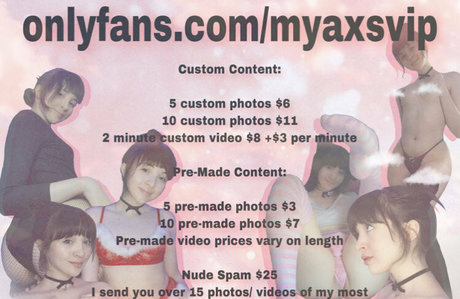 MyaXS naked only fans