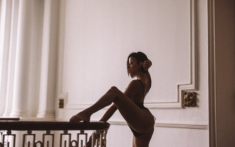 fitness ebony onlyfans hot nude still