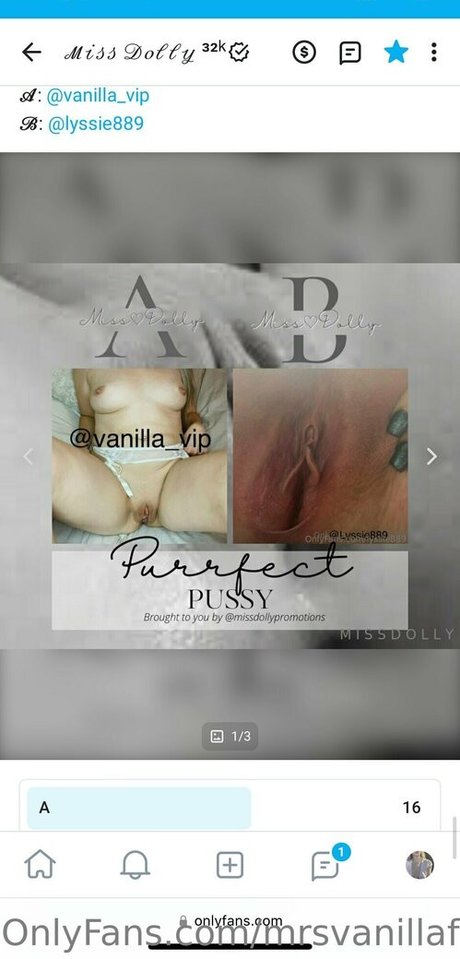 mrsvanillafreepage onlyfans model