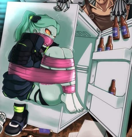 Cyberpunk 2077 Edgerunners leaked onlyfans photos