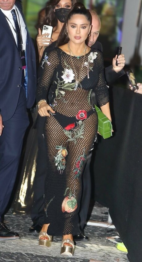 Selma Hayek model art photos