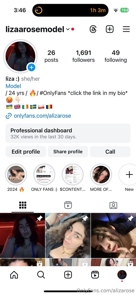 Alizarose star naked images