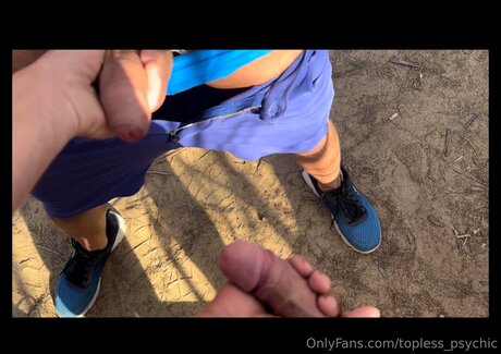 Topless Psychic model top photo