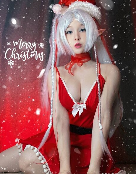 Mercury Cosplay model beautiful photo