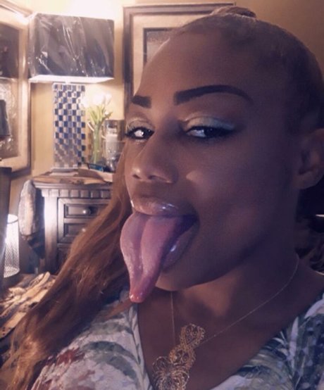 Long Tongue Fetish sexy star image
