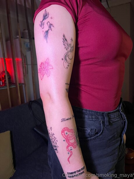 Smoking Maya star hot pics