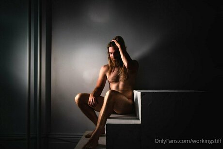 Workingstiff nude model photo