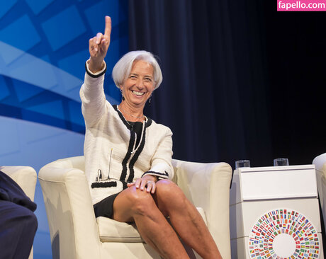 Christine Lagarde exclusive model photos