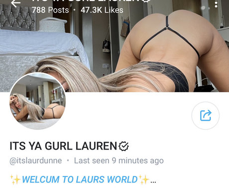 itslaurdunne star pornographic photo