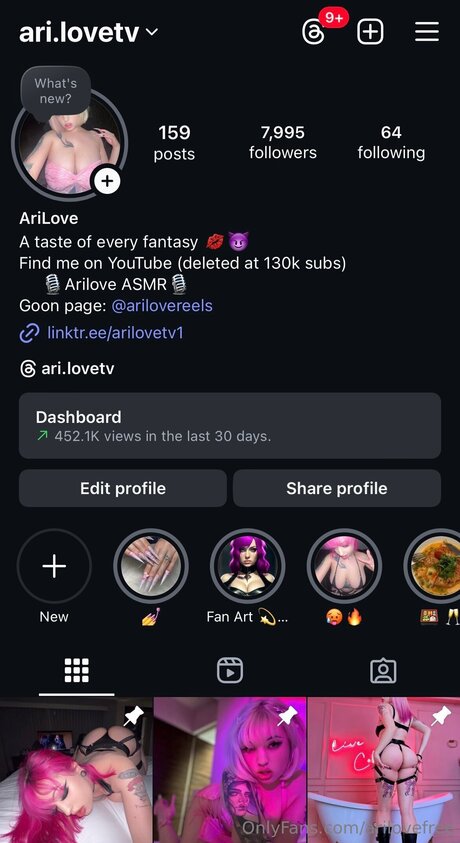 arilovefree star top pic