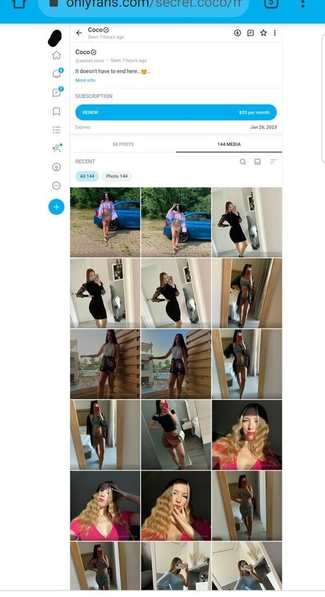 Coco s ASMR pornstar beautiful images