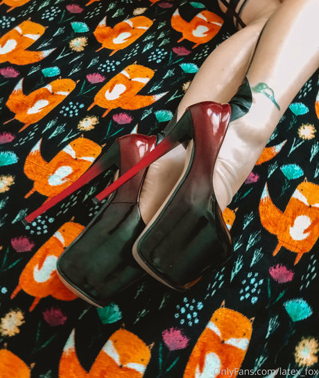 latex fox model porn images