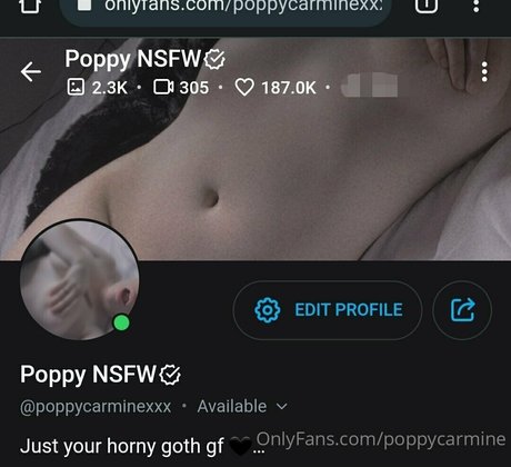 poppycarmine high quality pornstar pic