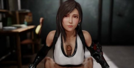 Final Fantasy VII model naked photos
