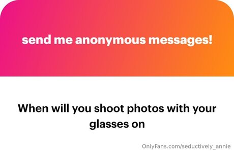 Seductively Annie star exclusive photo