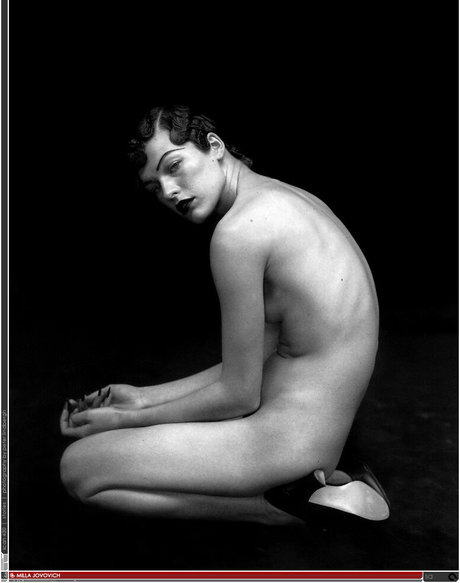 Milla Jovovich exclusive pornstar photo