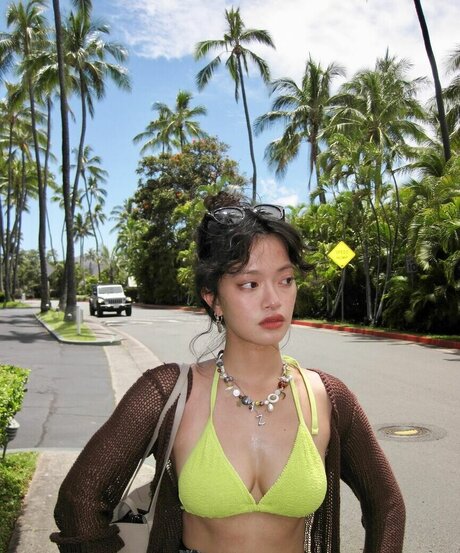 garbo zhu high quality model photo