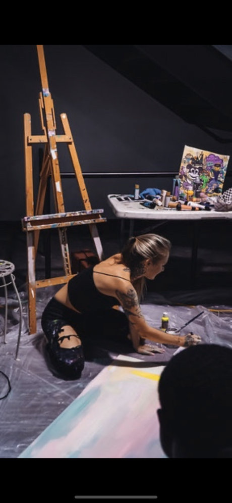 Milly makes art model erotic gallery