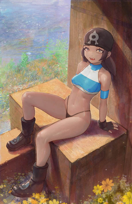 Pokegirls model art photo