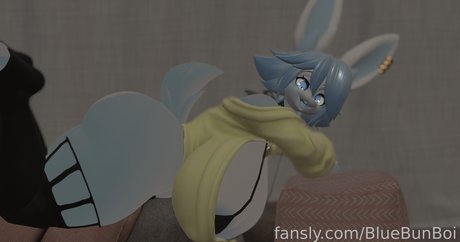 BlueBunBoi naked model photo