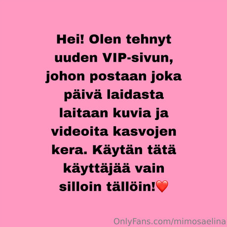 Mimosaelina pornstar adult archive