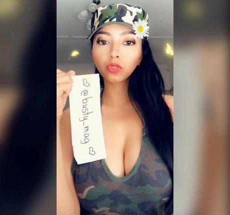 Busty Magazine star art picture