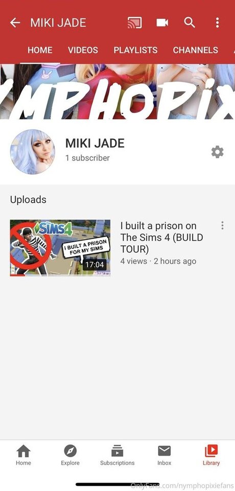 nymphopixiefans pretty model pic