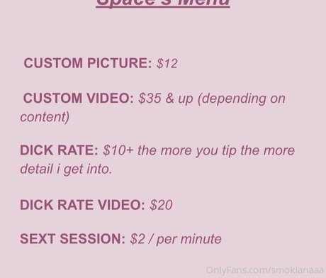 Smokianaaa erotic model photos