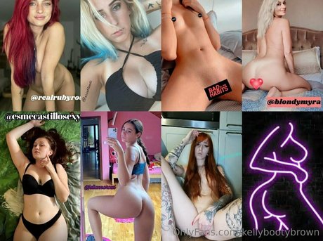 kellybootybrown model exclusive picture