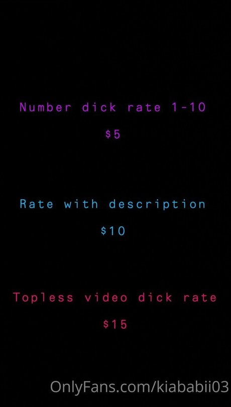Kiababii03 pornstar perfect pic