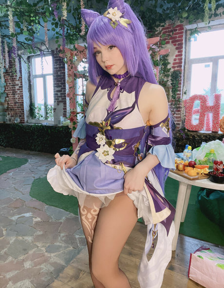 Caticorncosplay kunst heiße bild