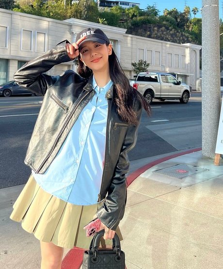 Jisoo model kunst foto