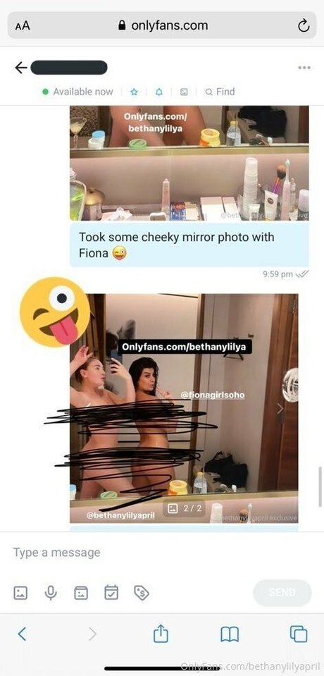 bethanylilyapril pornografische fotos