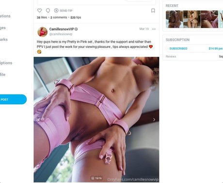 CamillesnowVIP セックススター ギャラリー