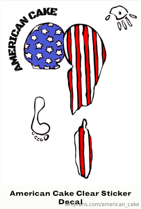 American Cake 可愛いモデル 写真