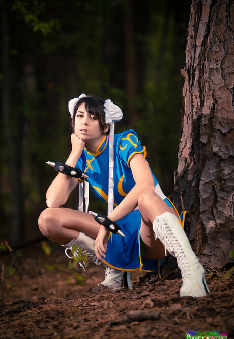 Chun Li Cosplay ホットなポルノスター 写真