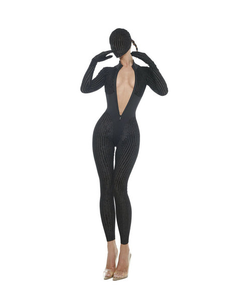 曲線美のオンリーファンズ アートヌード 画像