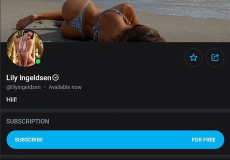 Lily Ingeldsen アートモデル 写真